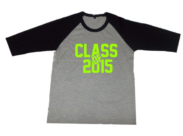 Design Baju Raglan Nama kelas 2015